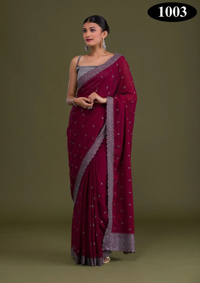 Riya By Fashion Lab 1001-1003 Party Sarees Catalog